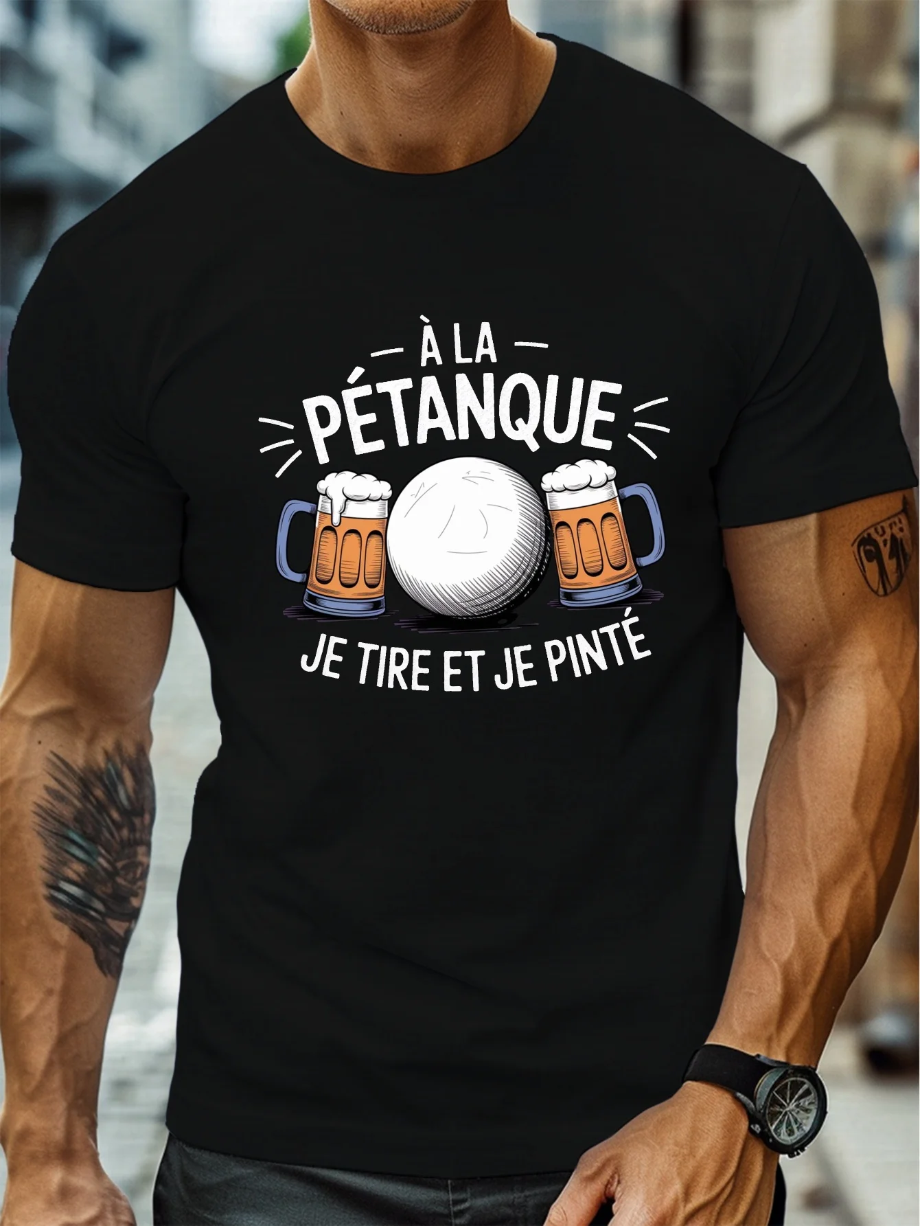 Party Games Quotes - T-shirt graphique amusant pour hommes, motif