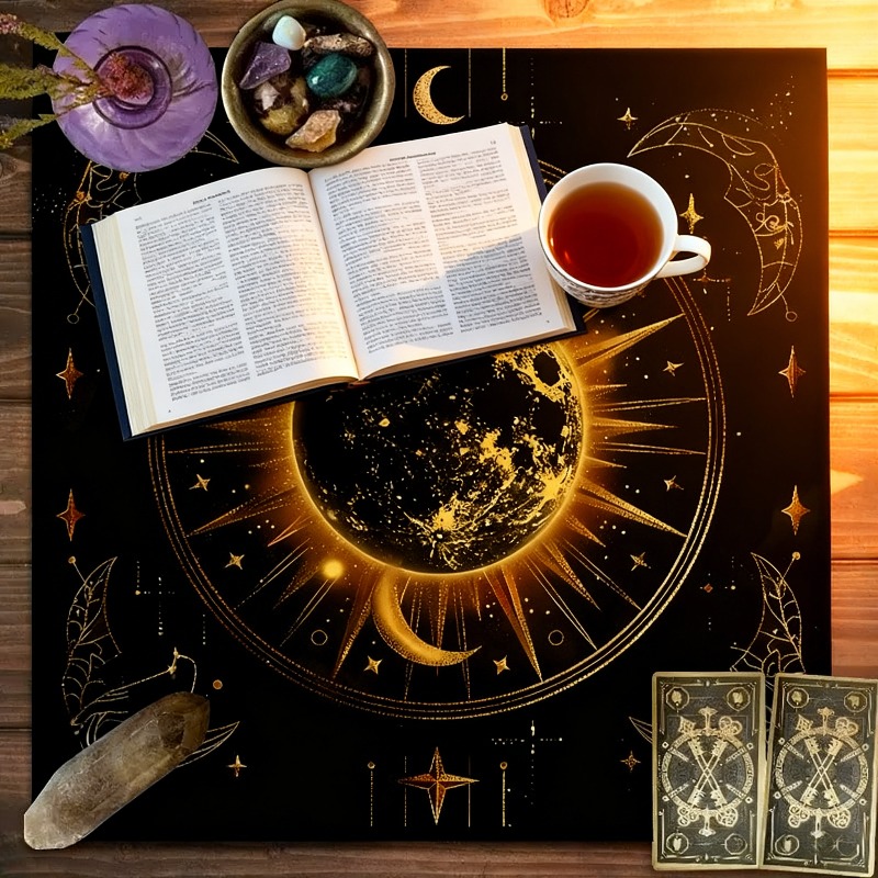 Zodiac Party Games - Tapis de Tarot à Motifs Zodiaques