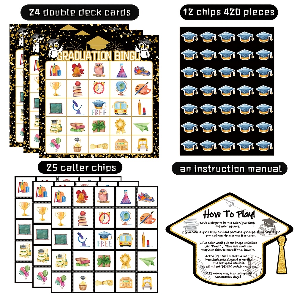 Party Games College - Jeu de Bingo de Remise de