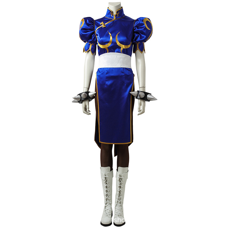 Party Games You Can Play - Costume de Cosplay Chun Li, ensemble