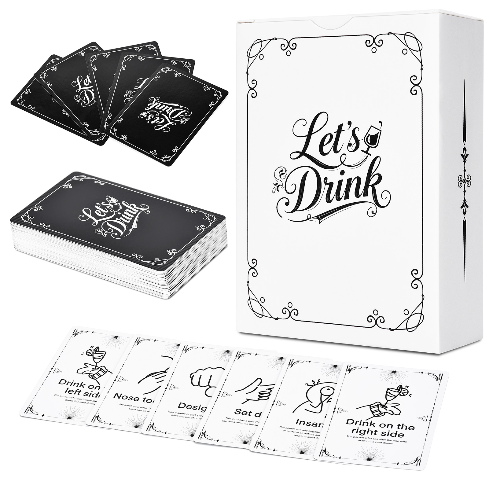 Party Games College - Cartes de jeu à boire pour