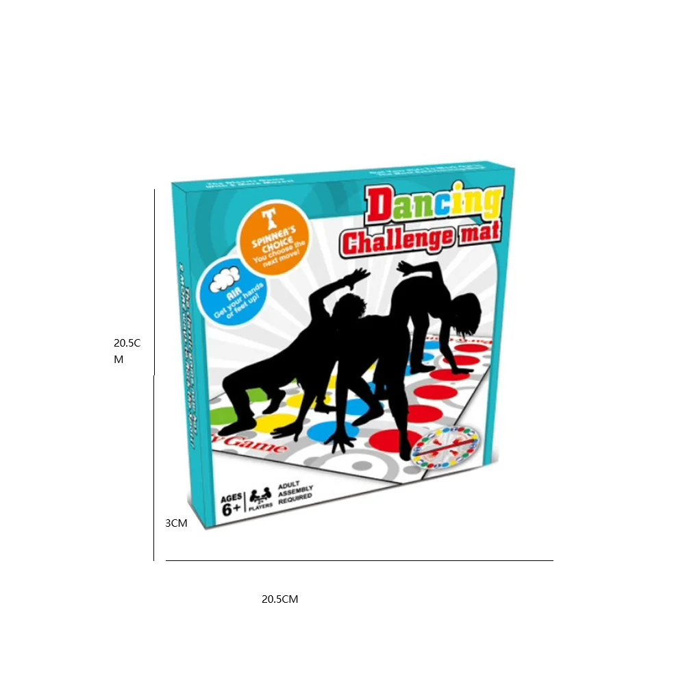 Party Games For 3 People - Jeu Twister très populaire, tapis d'équilibre