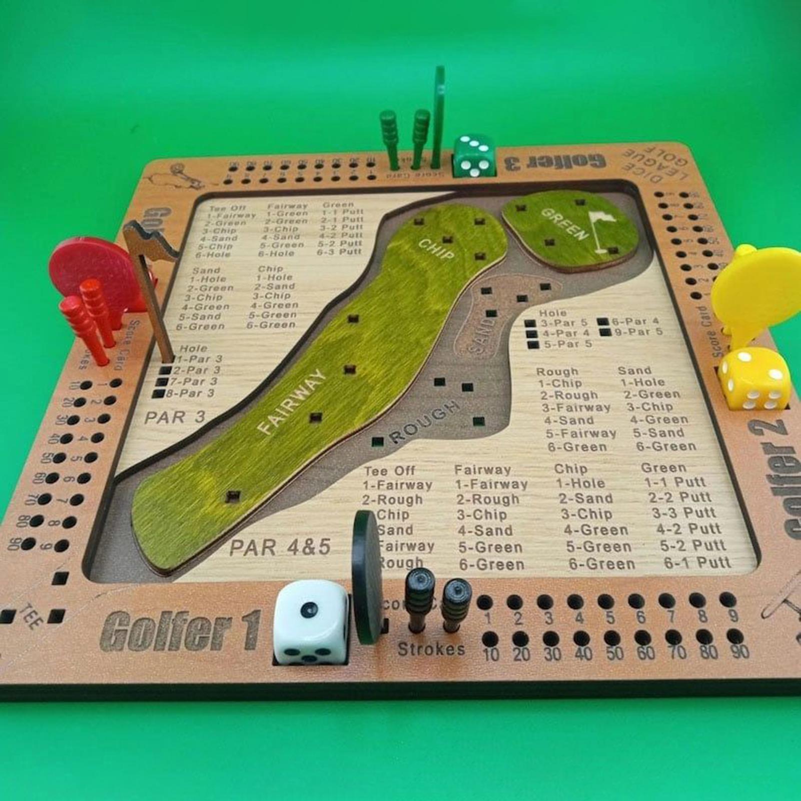 Jeu de dés de Golf en bois, jo - Party Games Console avis et prix