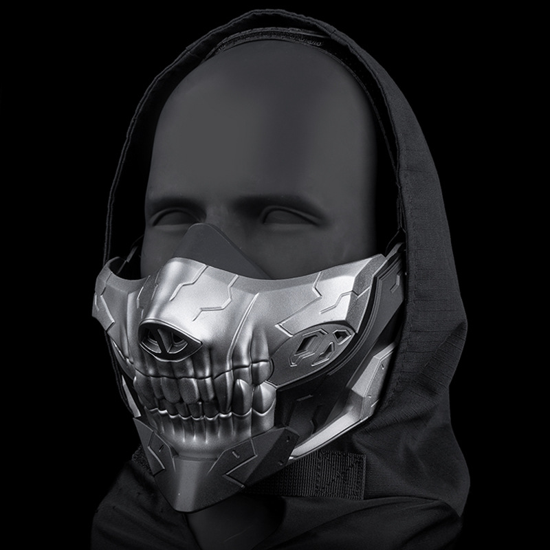 Masque demi-visage tête de reb - Party Games Good avis et prix