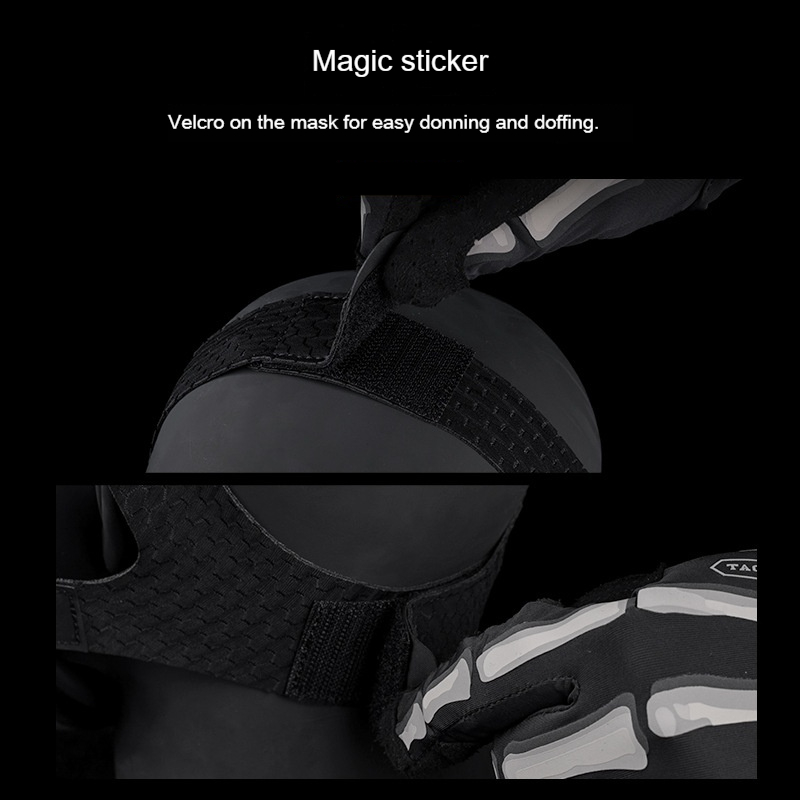 Masque demi-visage tête de reb - Party Games Good avis et prix