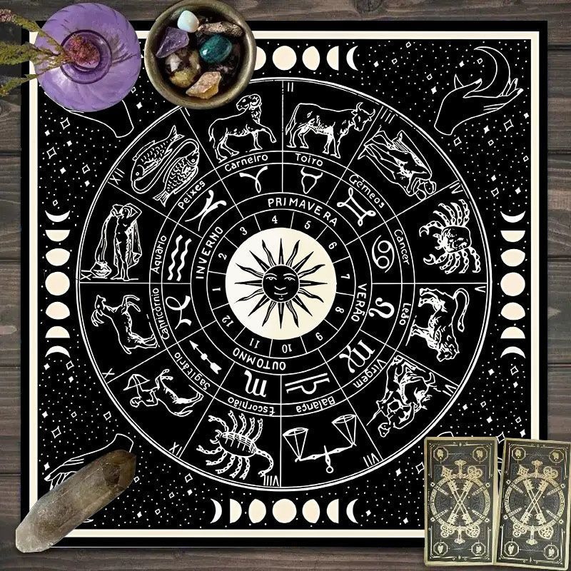 Tapis de Tarot à Motifs Zodiaq - Zodiac Party Games avis et prix