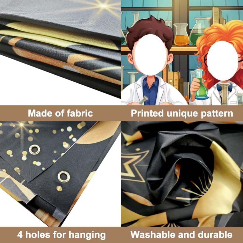 Toile de fond pour fête scient - Party Games Lab avis et prix