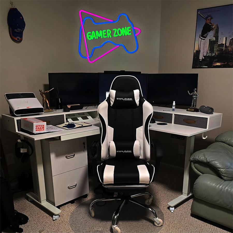 Enseigne néon Game Zone, Décor - Party Games Stream avis et prix