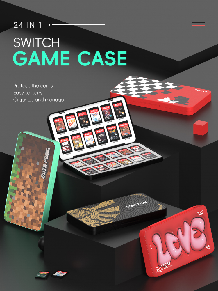 Étui pour cartes de jeu 24 en  - Party Games Nintendo avis et prix