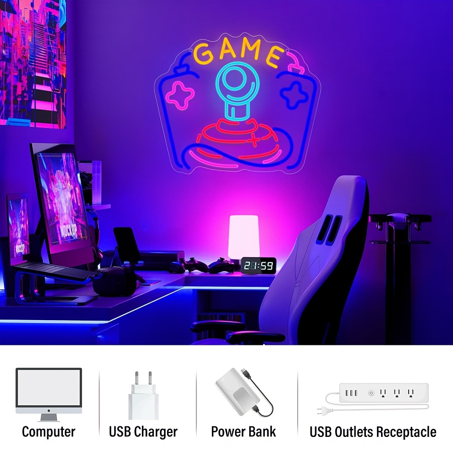 Enseigne lumineuse LED pour je - Party Games Stream avis et prix