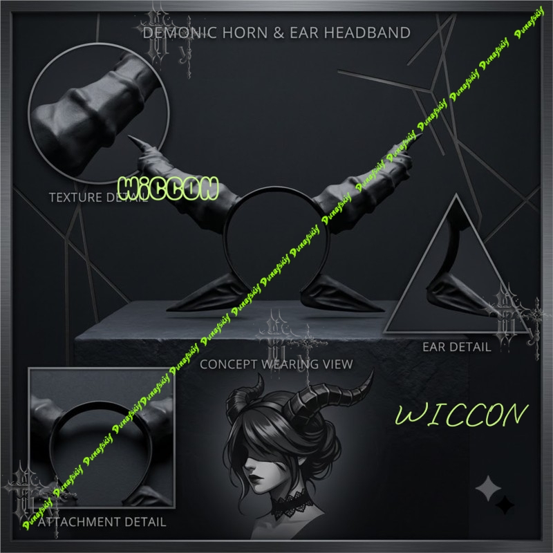 Coiffe de cosplay anime démon, - Party Games Stream avis et prix