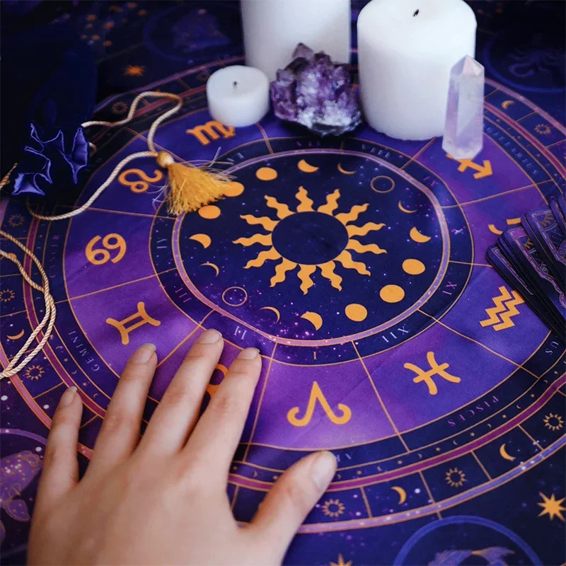 Tapis de Tarot en Velours avec - Zodiac Party Games avis et prix