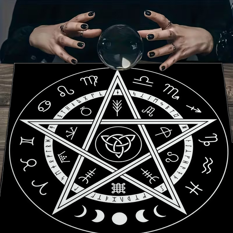 1 nappe de tarot avec pentagra - Zodiac Party Games avis et prix