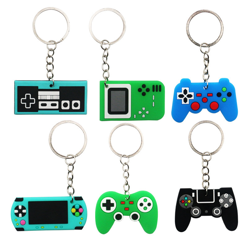 Porte-clés en PVC, 6/12 pièces - Party Games Console avis et prix